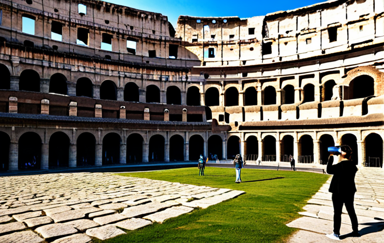 Virtual Reality Education**

"A classroom setting, students wearing fully clothed, modest clothing, and VR headsets engaging with a virtual historical site (e.g., the Colosseum), professional photography, well-lit, perfect anatomy, correct proportions, safe for work, appropriate content, fully clothed, professional, educational setting, family-friendly, natural pose."

**