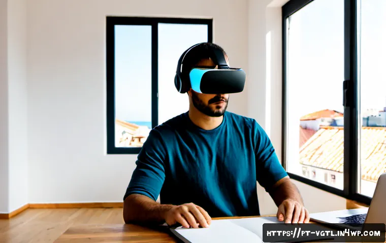 Home 17 증강 현실의 개발 환경과 도구 - Photorealistic augmented reality development workspace in a modern Lisbon creative studio, Portugues...